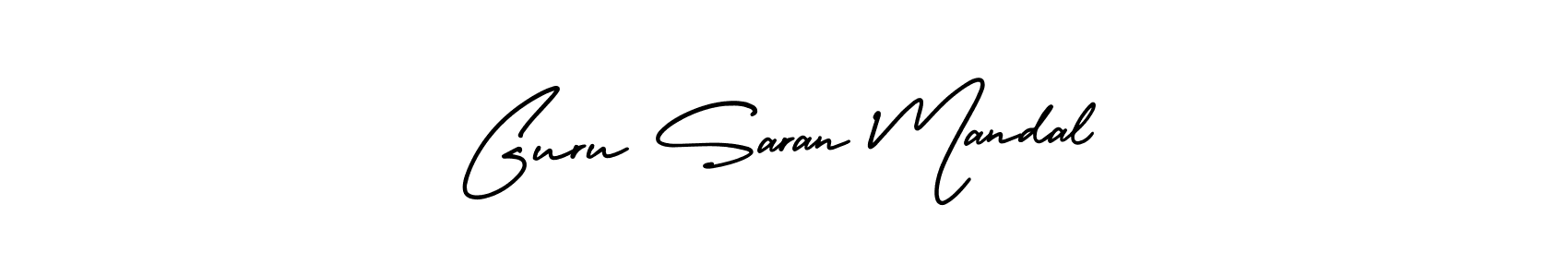 Create a beautiful signature design for name Guru Saran Mandal. With this signature (AmerikaSignatureDemo-Regular) fonts, you can make a handwritten signature for free. Guru Saran Mandal signature style 3 images and pictures png