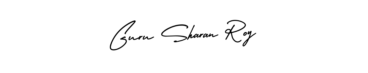 AmerikaSignatureDemo-Regular is a professional signature style that is perfect for those who want to add a touch of class to their signature. It is also a great choice for those who want to make their signature more unique. Get Guru Sharan Roy name to fancy signature for free. Guru Sharan Roy signature style 3 images and pictures png