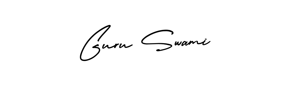 You should practise on your own different ways (AmerikaSignatureDemo-Regular) to write your name (Guru Swami) in signature. don't let someone else do it for you. Guru Swami signature style 3 images and pictures png