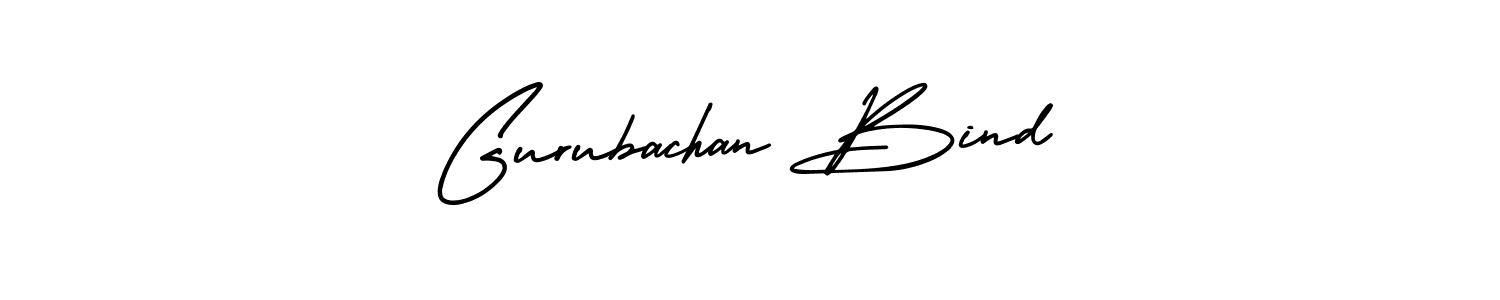 How to make Gurubachan Bind signature? AmerikaSignatureDemo-Regular is a professional autograph style. Create handwritten signature for Gurubachan Bind name. Gurubachan Bind signature style 3 images and pictures png