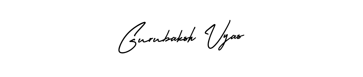 It looks lik you need a new signature style for name Gurubaksh Vyas. Design unique handwritten (AmerikaSignatureDemo-Regular) signature with our free signature maker in just a few clicks. Gurubaksh Vyas signature style 3 images and pictures png