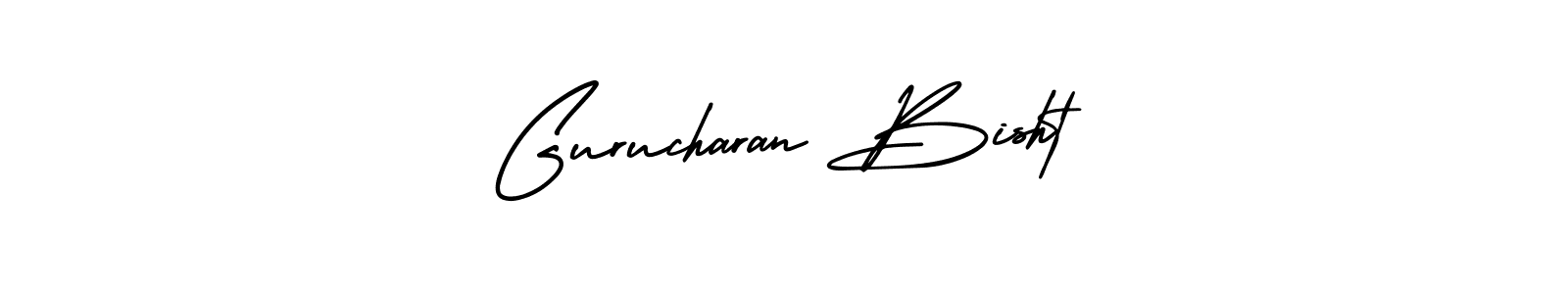 This is the best signature style for the Gurucharan Bisht name. Also you like these signature font (AmerikaSignatureDemo-Regular). Mix name signature. Gurucharan Bisht signature style 3 images and pictures png