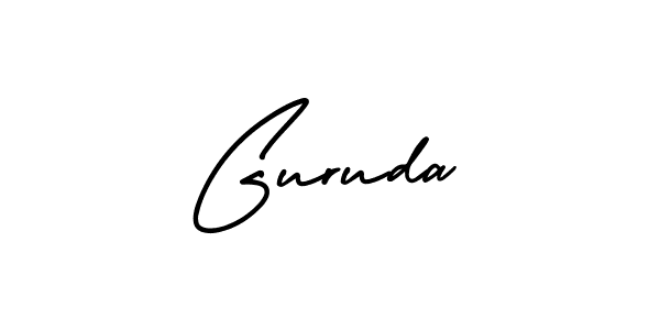 if you are searching for the best signature style for your name Guruda. so please give up your signature search. here we have designed multiple signature styles  using AmerikaSignatureDemo-Regular. Guruda signature style 3 images and pictures png