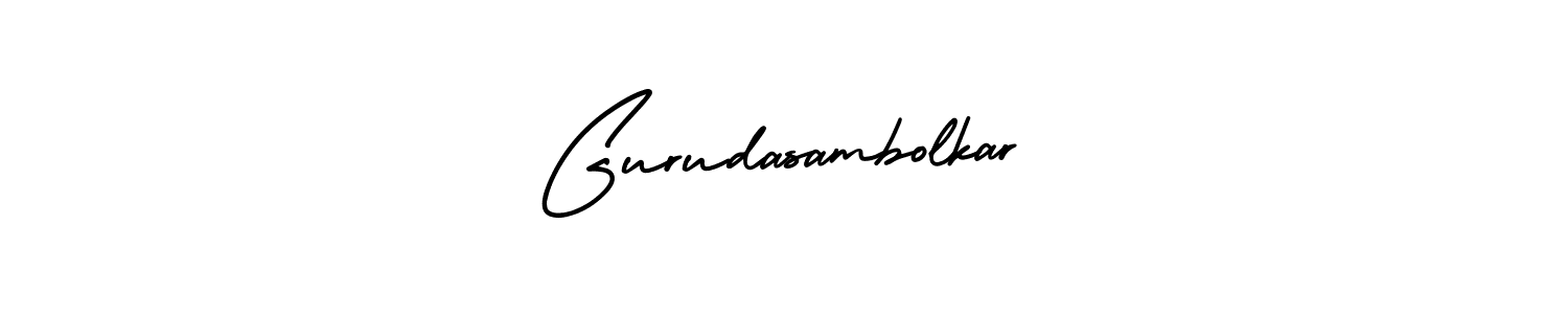 This is the best signature style for the Gurudasambolkar name. Also you like these signature font (AmerikaSignatureDemo-Regular). Mix name signature. Gurudasambolkar signature style 3 images and pictures png