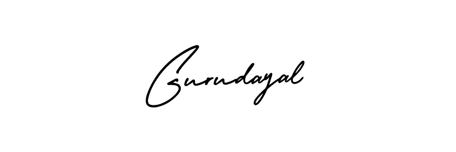 Gurudayal stylish signature style. Best Handwritten Sign (AmerikaSignatureDemo-Regular) for my name. Handwritten Signature Collection Ideas for my name Gurudayal. Gurudayal signature style 3 images and pictures png