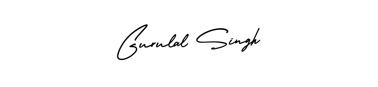 Use a signature maker to create a handwritten signature online. With this signature software, you can design (AmerikaSignatureDemo-Regular) your own signature for name Gurulal Singh. Gurulal Singh signature style 3 images and pictures png