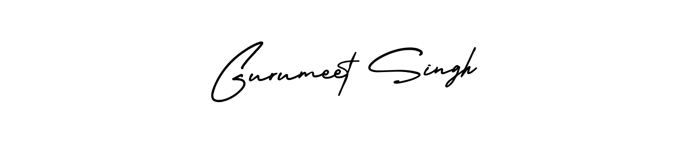 Make a beautiful signature design for name Gurumeet Singh. With this signature (AmerikaSignatureDemo-Regular) style, you can create a handwritten signature for free. Gurumeet Singh signature style 3 images and pictures png