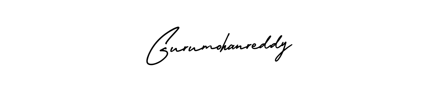 Also we have Gurumohanreddy name is the best signature style. Create professional handwritten signature collection using AmerikaSignatureDemo-Regular autograph style. Gurumohanreddy signature style 3 images and pictures png