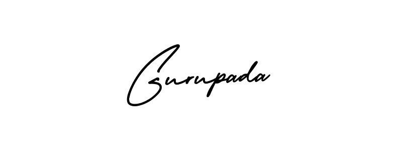 Design your own signature with our free online signature maker. With this signature software, you can create a handwritten (AmerikaSignatureDemo-Regular) signature for name Gurupada. Gurupada signature style 3 images and pictures png