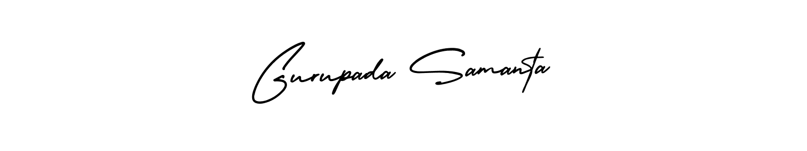 Also You can easily find your signature by using the search form. We will create Gurupada Samanta name handwritten signature images for you free of cost using AmerikaSignatureDemo-Regular sign style. Gurupada Samanta signature style 3 images and pictures png