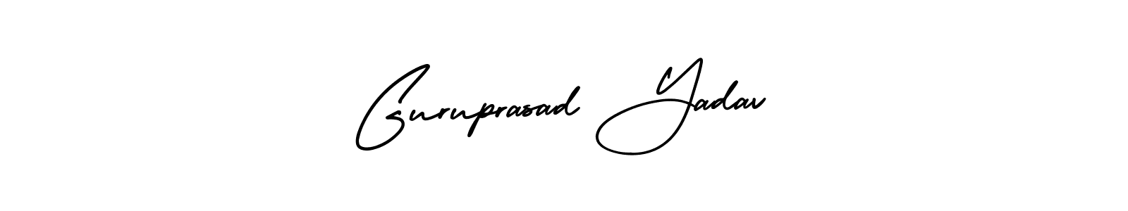 Similarly AmerikaSignatureDemo-Regular is the best handwritten signature design. Signature creator online .You can use it as an online autograph creator for name Guruprasad Yadav. Guruprasad Yadav signature style 3 images and pictures png