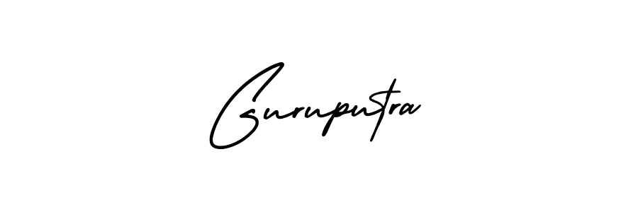 Also You can easily find your signature by using the search form. We will create Guruputra name handwritten signature images for you free of cost using AmerikaSignatureDemo-Regular sign style. Guruputra signature style 3 images and pictures png