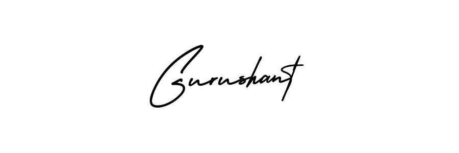 Create a beautiful signature design for name Gurushant. With this signature (AmerikaSignatureDemo-Regular) fonts, you can make a handwritten signature for free. Gurushant signature style 3 images and pictures png