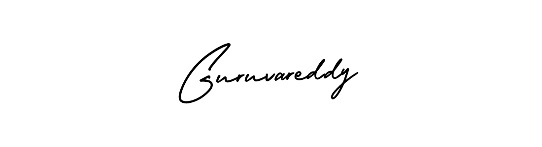 Once you've used our free online signature maker to create your best signature AmerikaSignatureDemo-Regular style, it's time to enjoy all of the benefits that Guruvareddy name signing documents. Guruvareddy signature style 3 images and pictures png