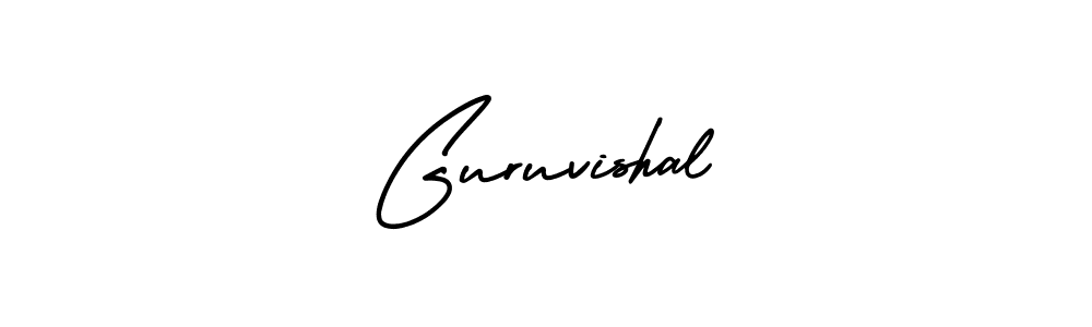 Create a beautiful signature design for name Guruvishal. With this signature (AmerikaSignatureDemo-Regular) fonts, you can make a handwritten signature for free. Guruvishal signature style 3 images and pictures png