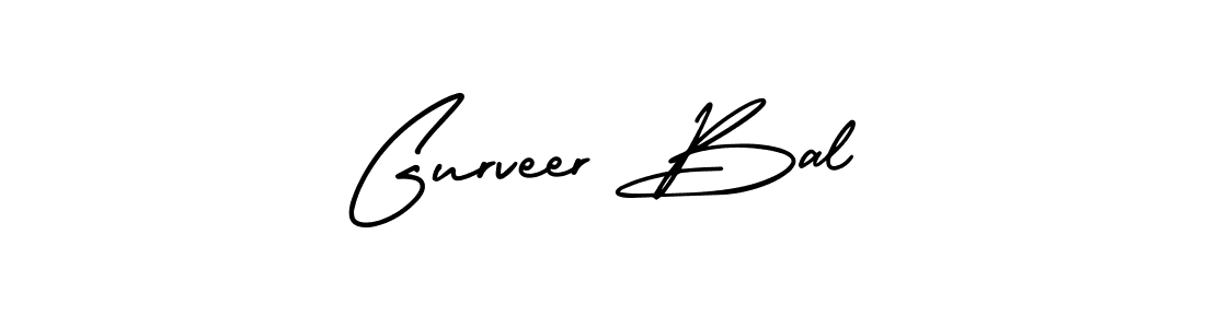Design your own signature with our free online signature maker. With this signature software, you can create a handwritten (AmerikaSignatureDemo-Regular) signature for name Gurveer Bal. Gurveer Bal signature style 3 images and pictures png