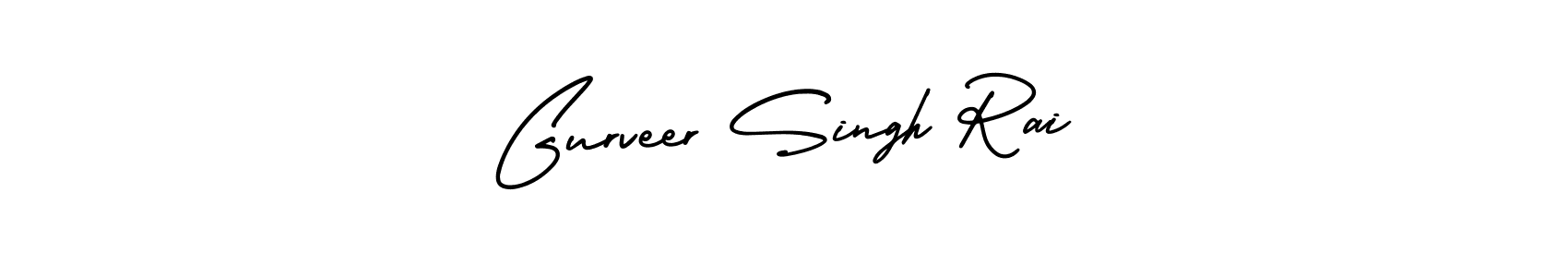 The best way (AmerikaSignatureDemo-Regular) to make a short signature is to pick only two or three words in your name. The name Gurveer Singh Rai include a total of six letters. For converting this name. Gurveer Singh Rai signature style 3 images and pictures png