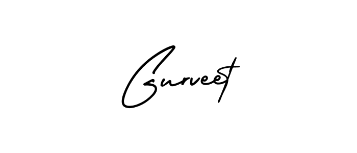 Make a beautiful signature design for name Gurveet. With this signature (AmerikaSignatureDemo-Regular) style, you can create a handwritten signature for free. Gurveet signature style 3 images and pictures png