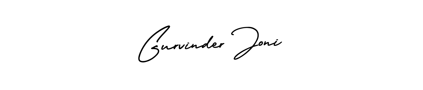 Use a signature maker to create a handwritten signature online. With this signature software, you can design (AmerikaSignatureDemo-Regular) your own signature for name Gurvinder Joni. Gurvinder Joni signature style 3 images and pictures png