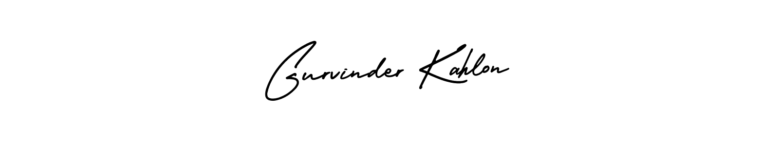 It looks lik you need a new signature style for name Gurvinder Kahlon. Design unique handwritten (AmerikaSignatureDemo-Regular) signature with our free signature maker in just a few clicks. Gurvinder Kahlon signature style 3 images and pictures png