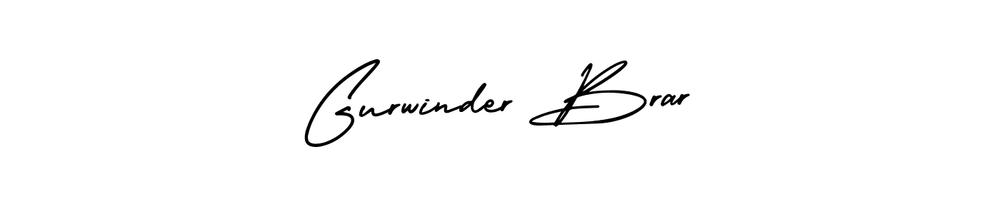 if you are searching for the best signature style for your name Gurwinder Brar. so please give up your signature search. here we have designed multiple signature styles  using AmerikaSignatureDemo-Regular. Gurwinder Brar signature style 3 images and pictures png