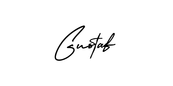 You should practise on your own different ways (AmerikaSignatureDemo-Regular) to write your name (Gustaf) in signature. don't let someone else do it for you. Gustaf signature style 3 images and pictures png