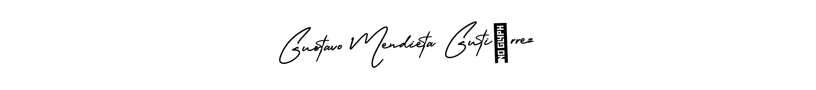 Also You can easily find your signature by using the search form. We will create Gustavo Mendieta Gutiérrez name handwritten signature images for you free of cost using AmerikaSignatureDemo-Regular sign style. Gustavo Mendieta Gutiérrez signature style 3 images and pictures png