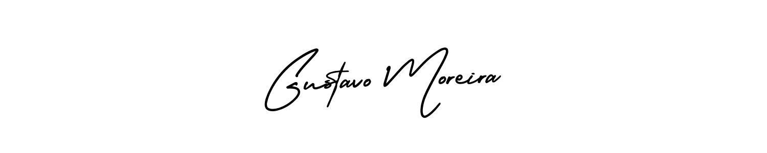 Make a short Gustavo Moreira signature style. Manage your documents anywhere anytime using AmerikaSignatureDemo-Regular. Create and add eSignatures, submit forms, share and send files easily. Gustavo Moreira signature style 3 images and pictures png