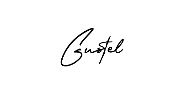 Also You can easily find your signature by using the search form. We will create Gustel name handwritten signature images for you free of cost using AmerikaSignatureDemo-Regular sign style. Gustel signature style 3 images and pictures png