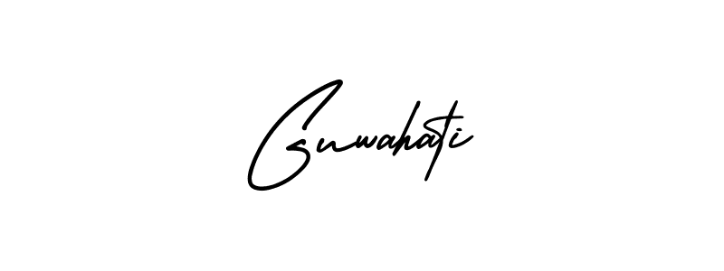 Create a beautiful signature design for name Guwahati. With this signature (AmerikaSignatureDemo-Regular) fonts, you can make a handwritten signature for free. Guwahati signature style 3 images and pictures png