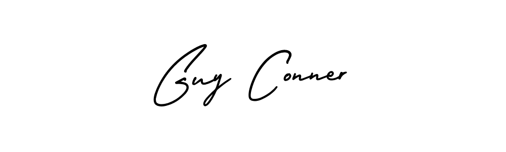 Create a beautiful signature design for name Guy Conner. With this signature (AmerikaSignatureDemo-Regular) fonts, you can make a handwritten signature for free. Guy Conner signature style 3 images and pictures png