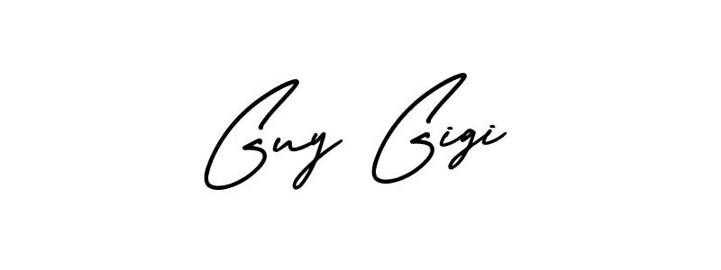 This is the best signature style for the Guy Gigi name. Also you like these signature font (AmerikaSignatureDemo-Regular). Mix name signature. Guy Gigi signature style 3 images and pictures png