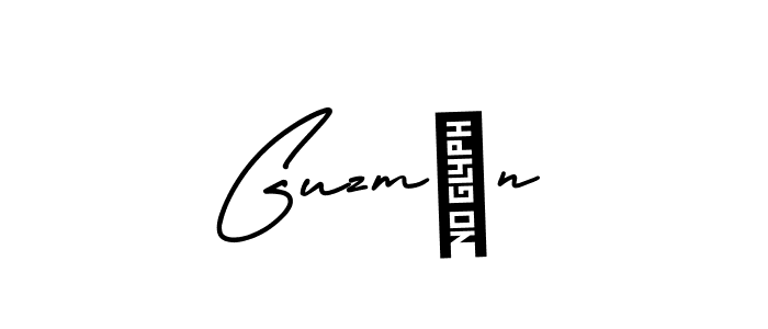 if you are searching for the best signature style for your name Guzmán. so please give up your signature search. here we have designed multiple signature styles  using AmerikaSignatureDemo-Regular. Guzmán signature style 3 images and pictures png