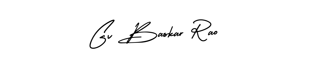 Also we have Gv Baskar Rao name is the best signature style. Create professional handwritten signature collection using AmerikaSignatureDemo-Regular autograph style. Gv Baskar Rao signature style 3 images and pictures png