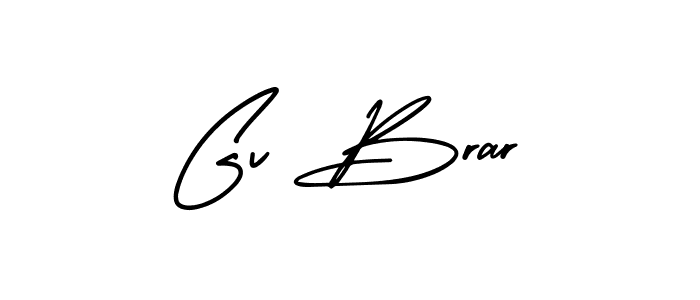 Best and Professional Signature Style for Gv Brar. AmerikaSignatureDemo-Regular Best Signature Style Collection. Gv Brar signature style 3 images and pictures png