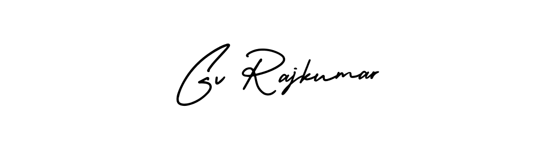 Similarly AmerikaSignatureDemo-Regular is the best handwritten signature design. Signature creator online .You can use it as an online autograph creator for name Gv Rajkumar. Gv Rajkumar signature style 3 images and pictures png