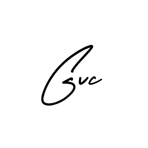 You should practise on your own different ways (AmerikaSignatureDemo-Regular) to write your name (Gvc) in signature. don't let someone else do it for you. Gvc signature style 3 images and pictures png