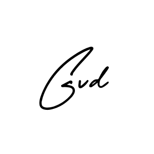 The best way (AmerikaSignatureDemo-Regular) to make a short signature is to pick only two or three words in your name. The name Gvd include a total of six letters. For converting this name. Gvd signature style 3 images and pictures png