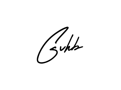 This is the best signature style for the Gvhb name. Also you like these signature font (AmerikaSignatureDemo-Regular). Mix name signature. Gvhb signature style 3 images and pictures png