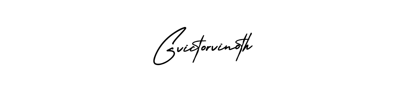 Similarly AmerikaSignatureDemo-Regular is the best handwritten signature design. Signature creator online .You can use it as an online autograph creator for name Gvictorvinoth. Gvictorvinoth signature style 3 images and pictures png