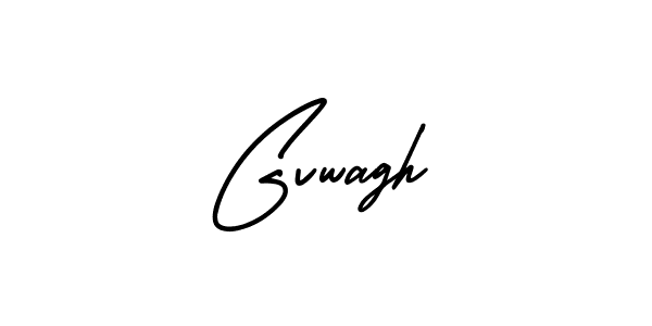 Use a signature maker to create a handwritten signature online. With this signature software, you can design (AmerikaSignatureDemo-Regular) your own signature for name Gvwagh. Gvwagh signature style 3 images and pictures png