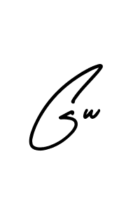 if you are searching for the best signature style for your name Gw. so please give up your signature search. here we have designed multiple signature styles  using AmerikaSignatureDemo-Regular. Gw signature style 3 images and pictures png