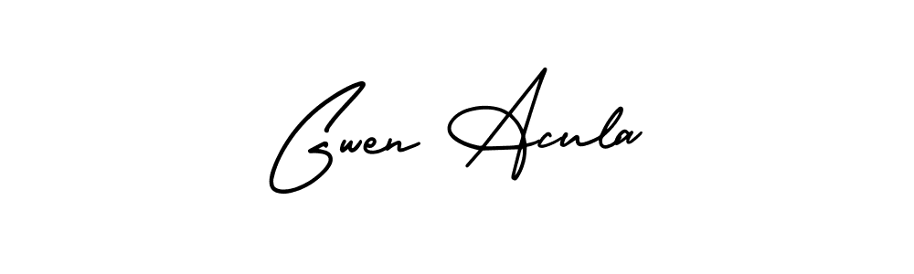 Similarly AmerikaSignatureDemo-Regular is the best handwritten signature design. Signature creator online .You can use it as an online autograph creator for name Gwen Acula. Gwen Acula signature style 3 images and pictures png