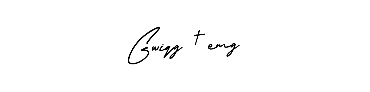 Make a beautiful signature design for name Gwiqg †emg. With this signature (AmerikaSignatureDemo-Regular) style, you can create a handwritten signature for free. Gwiqg †emg signature style 3 images and pictures png