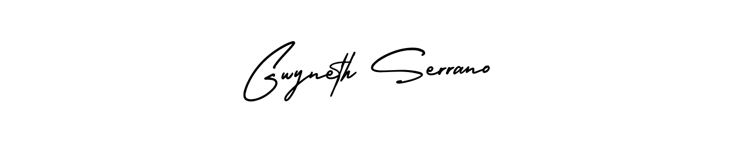 Also we have Gwyneth Serrano name is the best signature style. Create professional handwritten signature collection using AmerikaSignatureDemo-Regular autograph style. Gwyneth Serrano signature style 3 images and pictures png