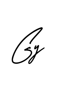 Design your own signature with our free online signature maker. With this signature software, you can create a handwritten (AmerikaSignatureDemo-Regular) signature for name Gy. Gy signature style 3 images and pictures png