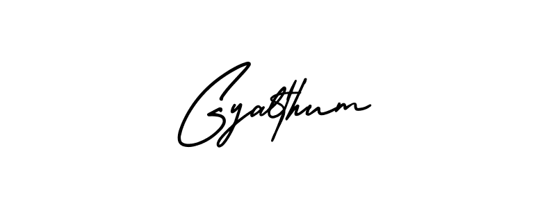 Best and Professional Signature Style for Gyalthum. AmerikaSignatureDemo-Regular Best Signature Style Collection. Gyalthum signature style 3 images and pictures png