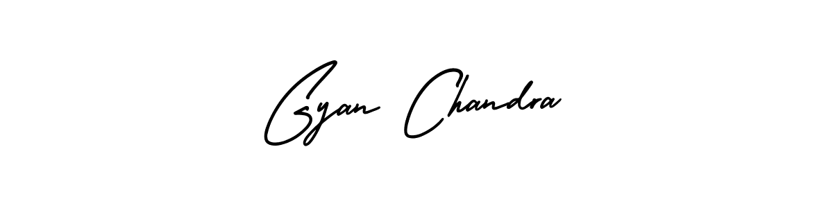 It looks lik you need a new signature style for name Gyan Chandra. Design unique handwritten (AmerikaSignatureDemo-Regular) signature with our free signature maker in just a few clicks. Gyan Chandra signature style 3 images and pictures png