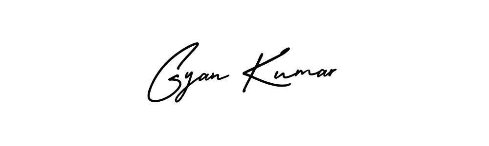 How to make Gyan Kumar signature? AmerikaSignatureDemo-Regular is a professional autograph style. Create handwritten signature for Gyan Kumar name. Gyan Kumar signature style 3 images and pictures png