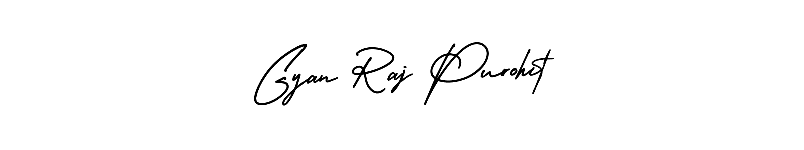 This is the best signature style for the Gyan Raj Purohit name. Also you like these signature font (AmerikaSignatureDemo-Regular). Mix name signature. Gyan Raj Purohit signature style 3 images and pictures png
